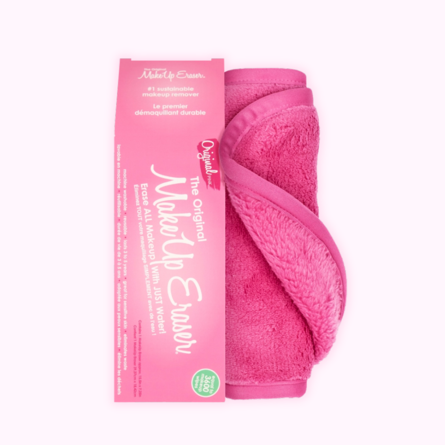 MAKEUP ERASER MED PINK