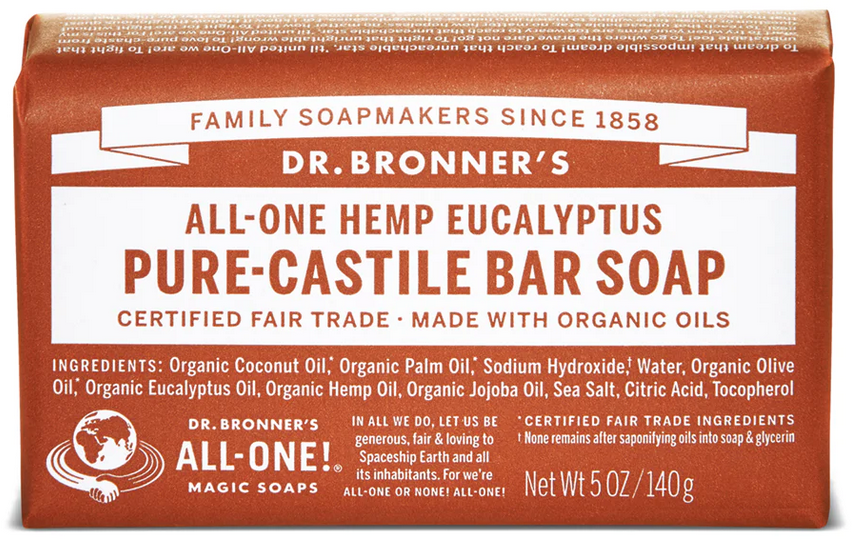 Dr. Bronners Bar Eucalyptus 5oz Soap
