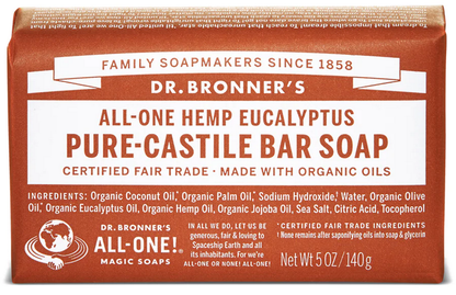 Dr. Bronners Bar Eucalyptus 5oz Soap