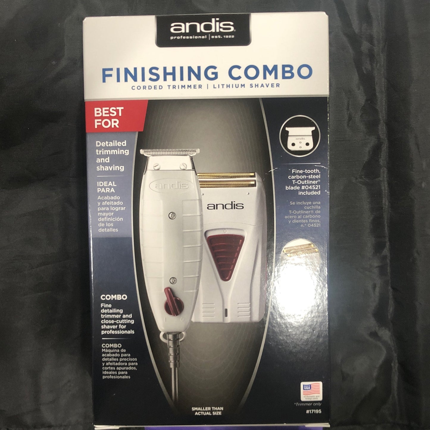 Andis Finishing Combo Shaver + Trimmer Outline, Fade & Shave