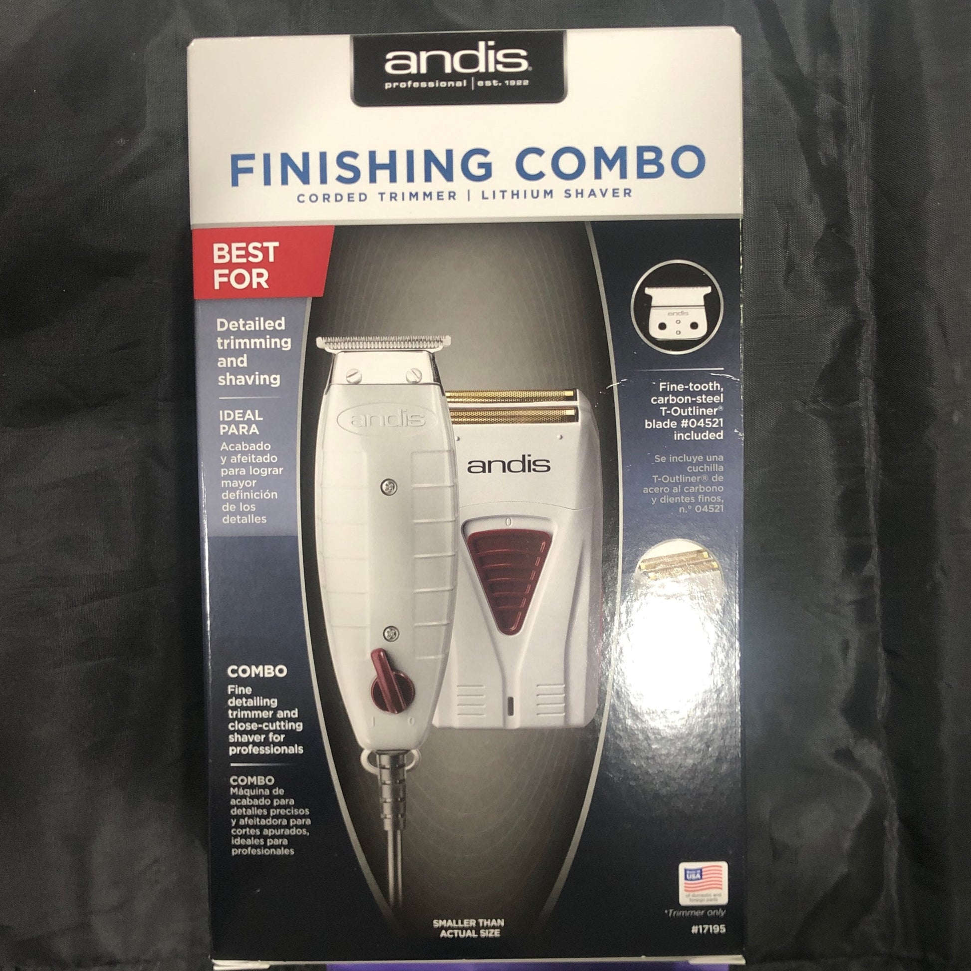 Andis Finishing Combo Shaver + Trimmer Outline, Fade & Shave