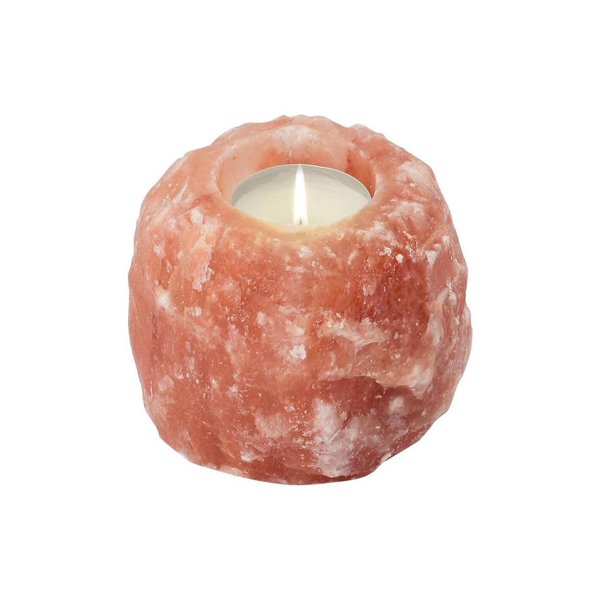 HIMALAYAN SALT SALT TEALIGHT HOLDER,3IN