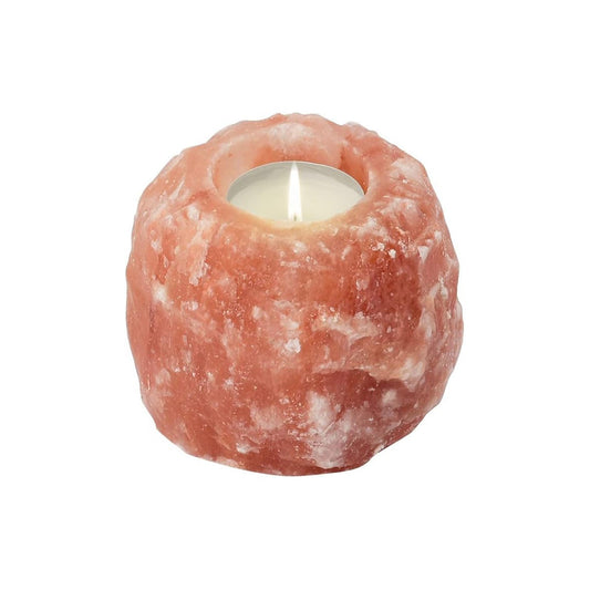 HIMALAYAN SALT SALT TEALIGHT HOLDER,3IN