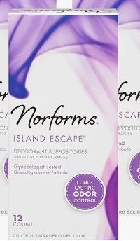 Norforms Suppositories Island Escape 12 Count