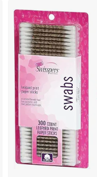 Swisspers Take Along Cotton Swabs 50 Count (12in)