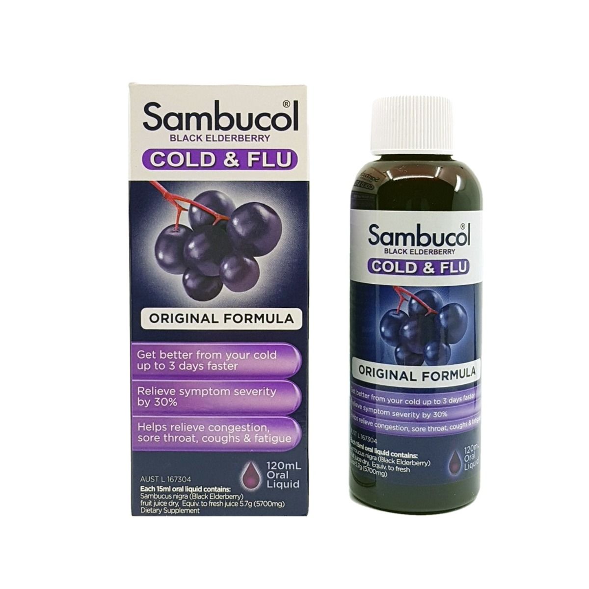 SAMBUCOL COLD FLU TABLET 30CT