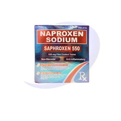 NAPROXEN SOD TB 550MG 100 CPLT