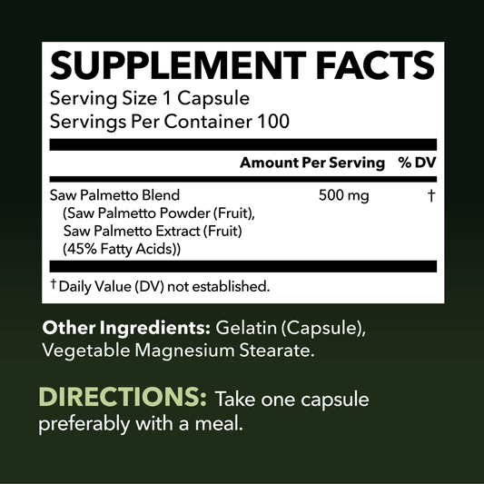 SAW PALMETTO 450MG CAPSULE 250CT SUNDWN