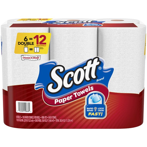 SCOTT PAPER TOWELS 6 FST ABS