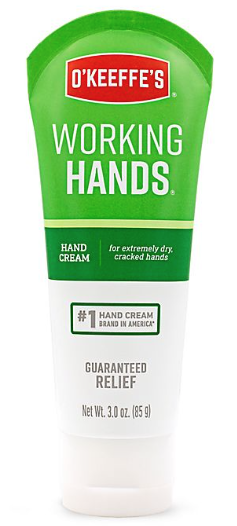 O' Keeffes Working Hands 3oz Tube (5in) Display