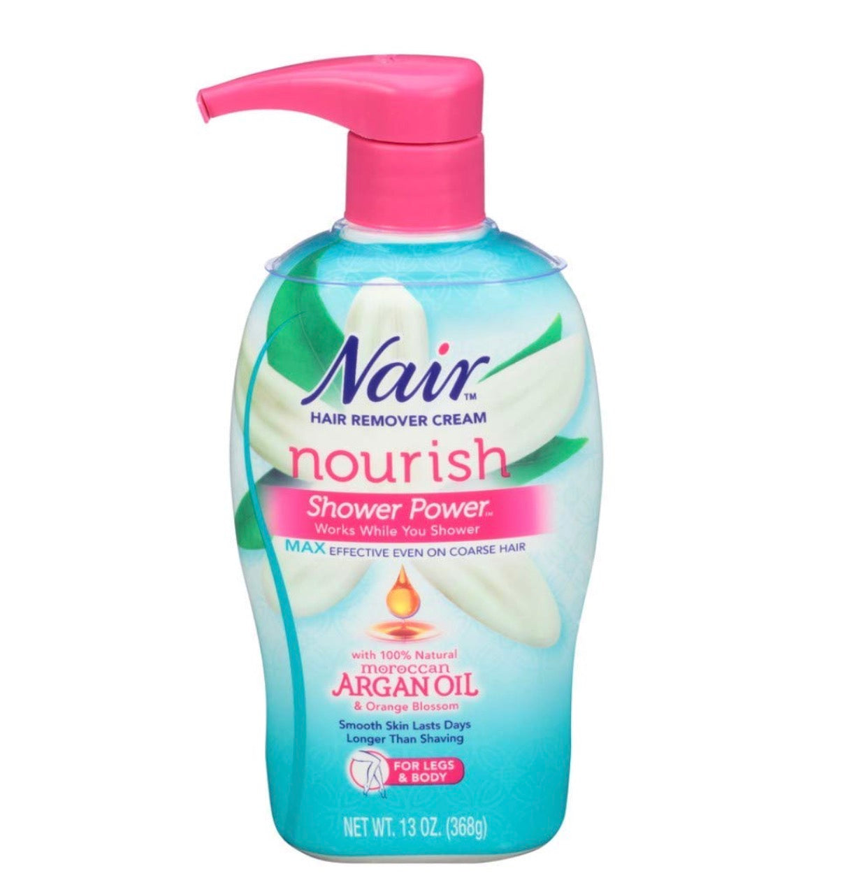 Nair Hair Remover Shower Cream Moroccan Argan Oil 13oz