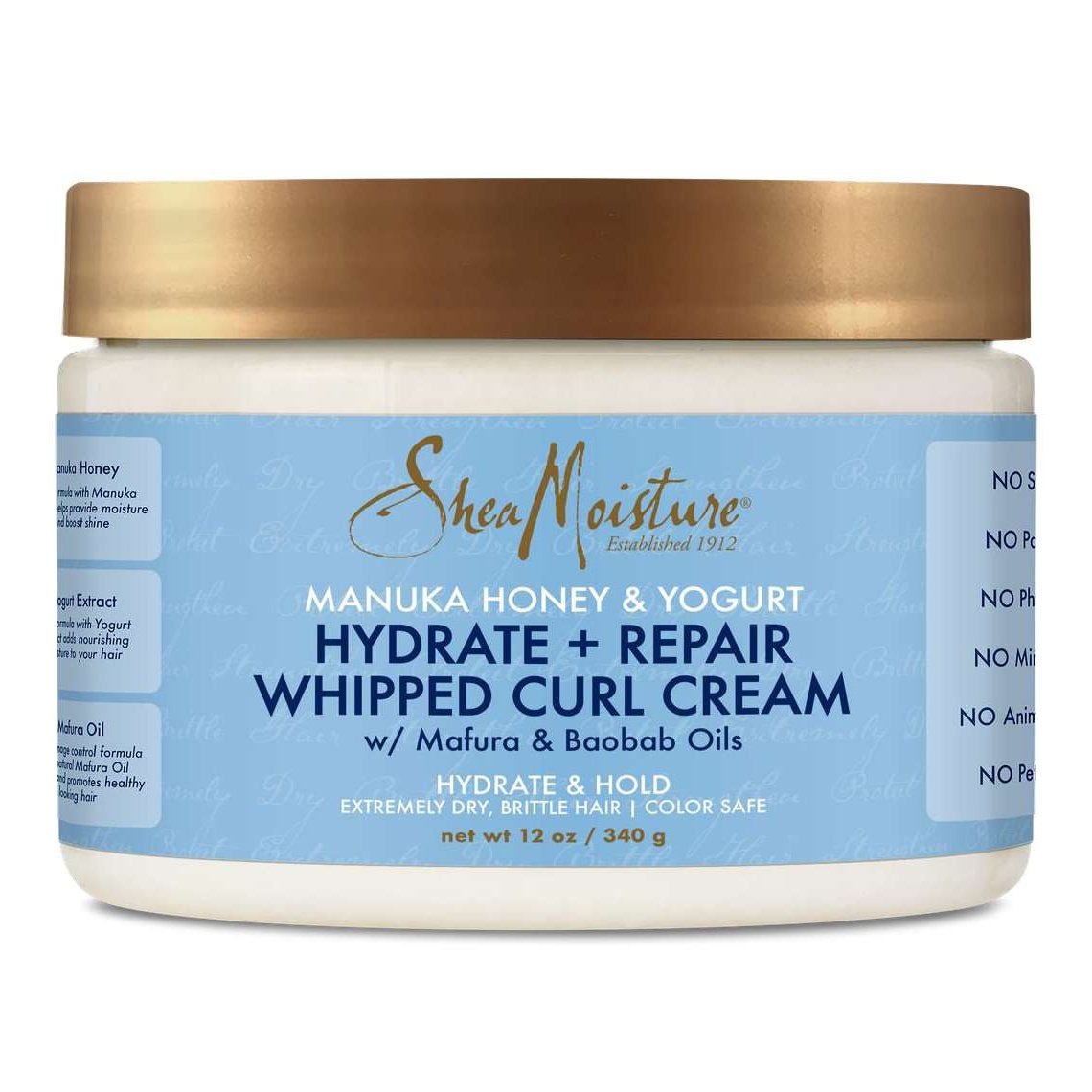 Shea Moisture Manuka Honey + Yogurt Whip Curl Cream 11.5oz