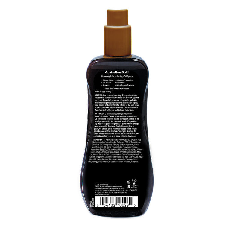 Australian Gold Intensifier Bronzing Dry Oil Spray 8oz