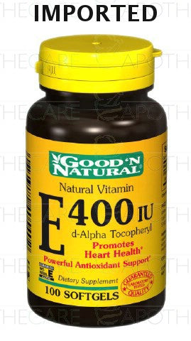 VIT E 400IU SOFTGEL 100CT NAT BLEND