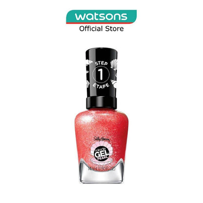 Sally Hansen Miracle Gel Nail Polish - Modern Pearl Collection - 907 Rare Red Pearl - 0.5 Fl Oz
