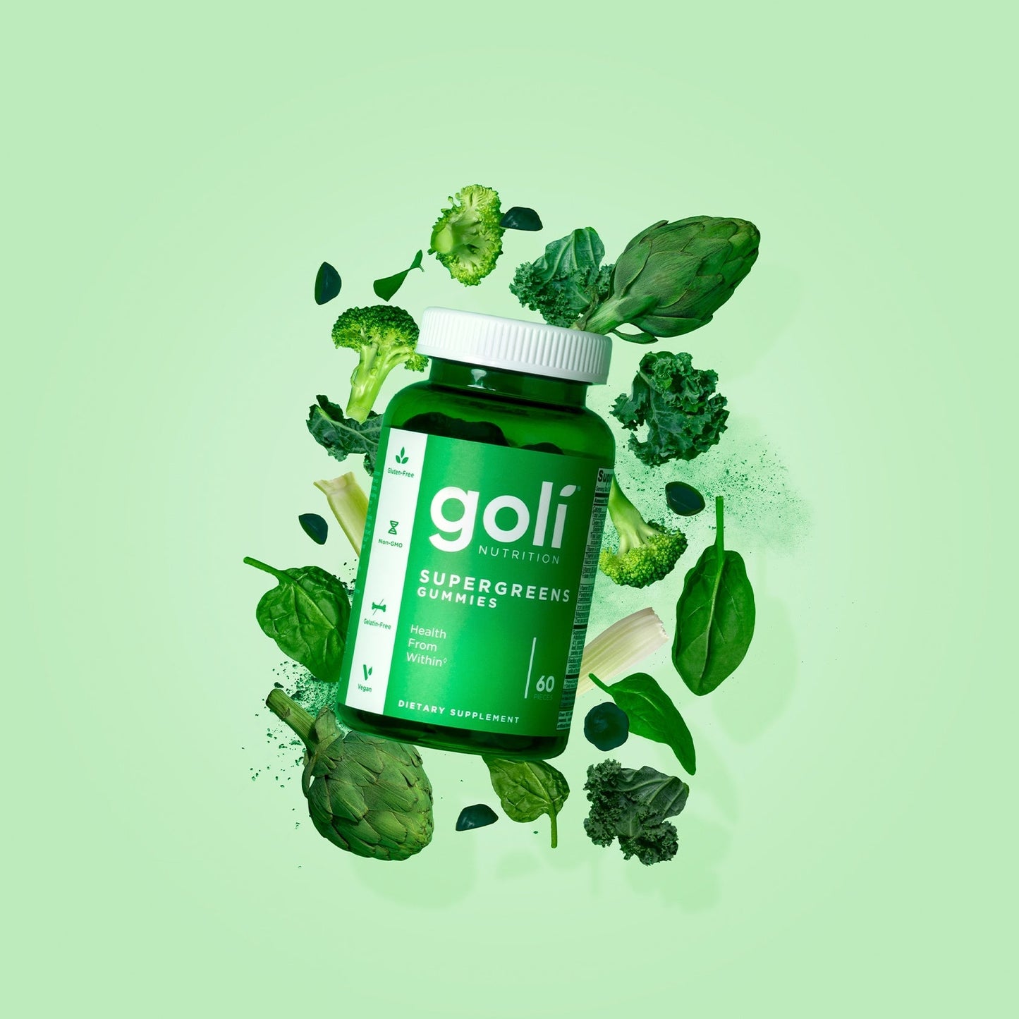 GOLI SUPERGREENS GUMMIES CW 60EA