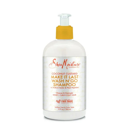 Shea Moisture Coconut Custard Shampoo 13oz Pump