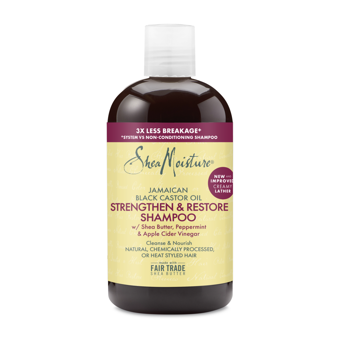 Shea Moisture Jamaican Black Shampoo Strength 19.8oz Bonus