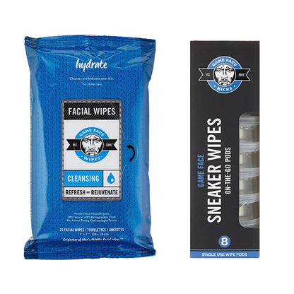 GAME FACE FACE COOLING WIPES