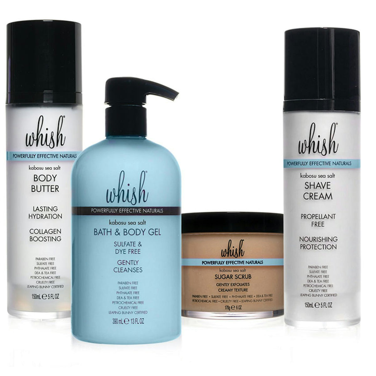 Whish Exfoliating Sugar Scrub, Kabosu Sea Salt