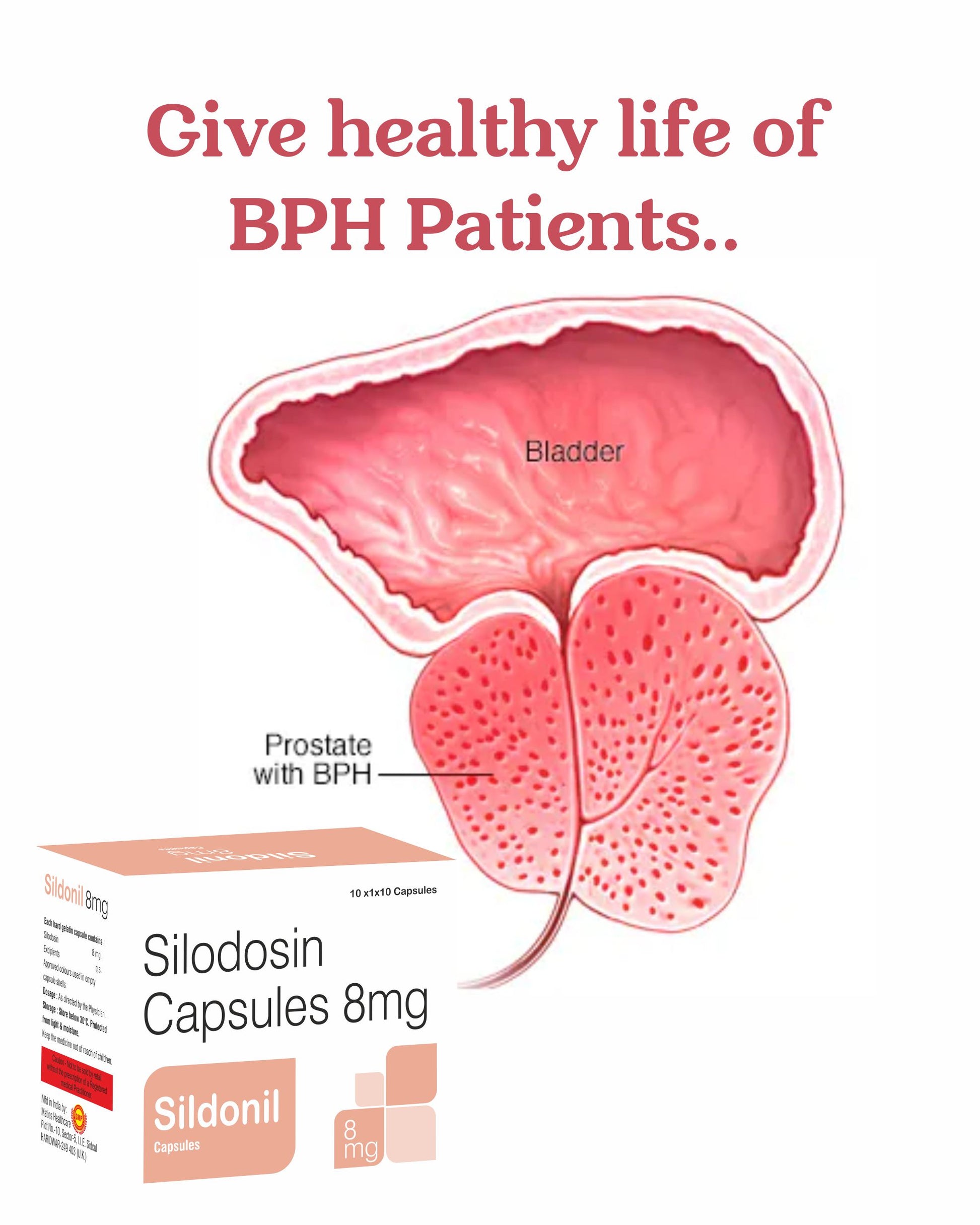 SILODOSIN CP 8MG 30