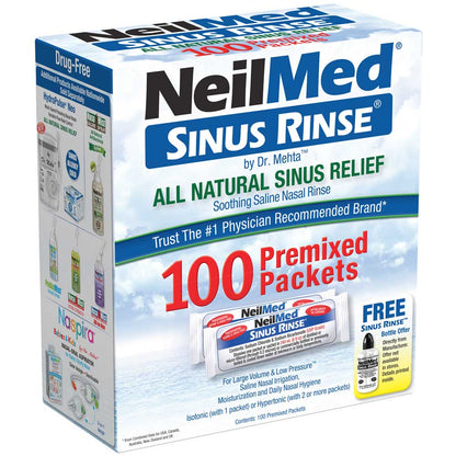 SINUS RINSE PED PK 100
