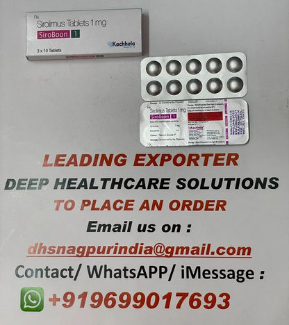 SIROLIMUS TB 1MG 100