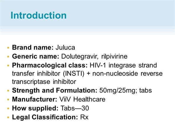 JULUCA TB 50-25MG 30