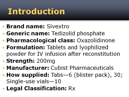 SIVEXTRO TB 200MG 1X6UD BPK