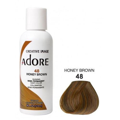 Adore Semi-Permanent Haircolor #048 Honey Brown 4oz