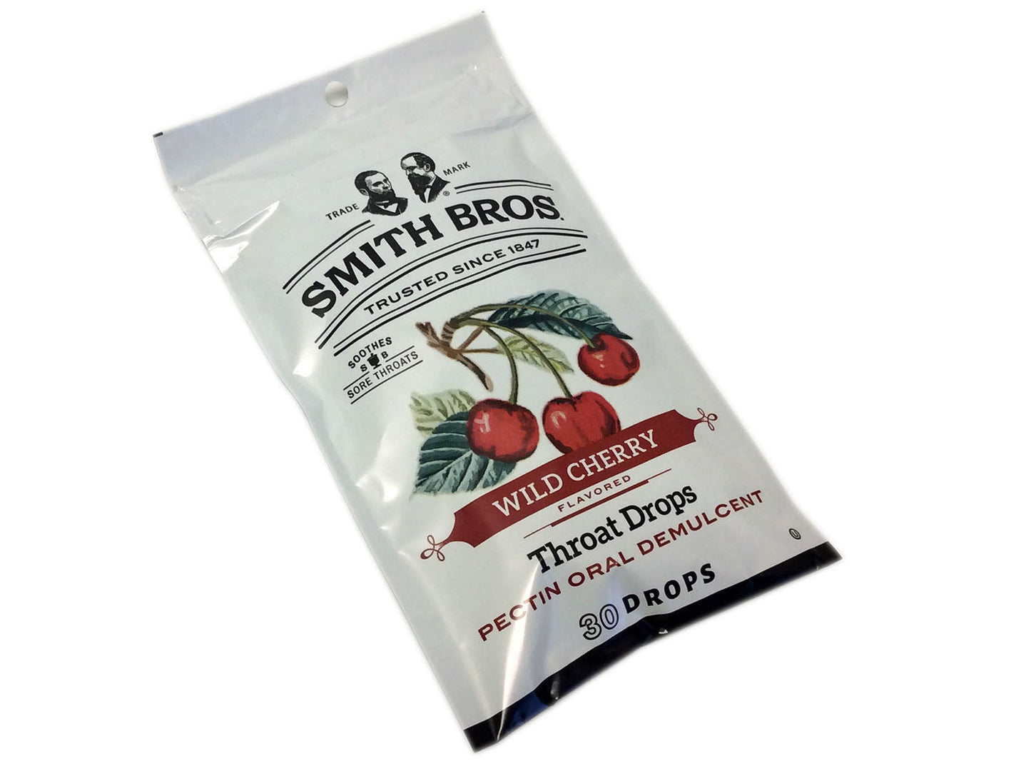 SMITH BROS WILD CHERRY THROAT DRP 30CT