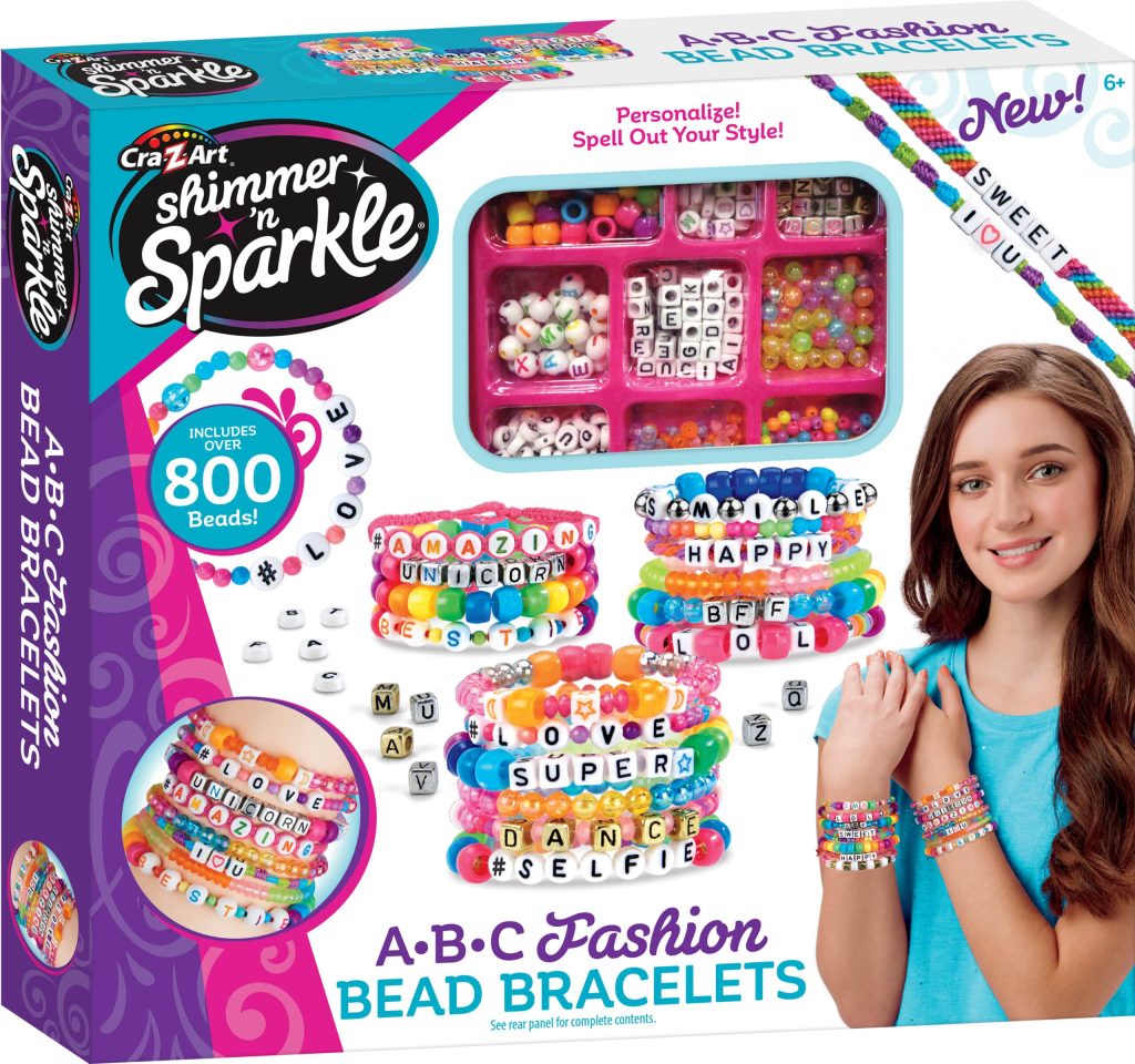 Cra-Z-Art Shimmer ‘n Sparkle ABC Bead Bracelet Kit