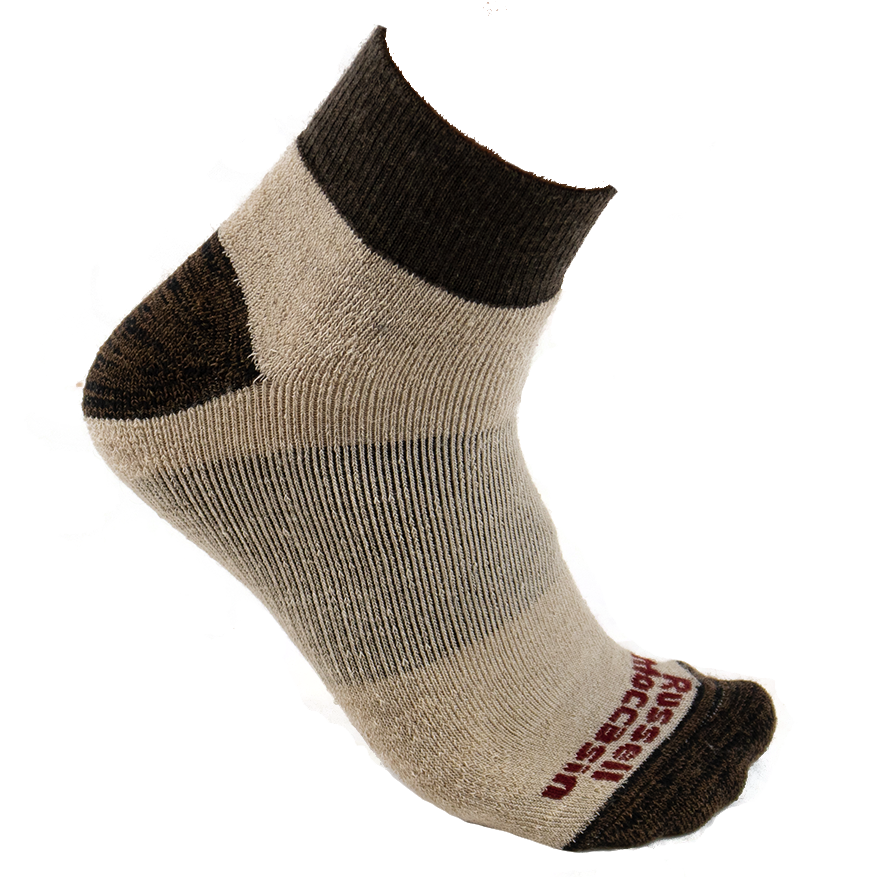 Russell Fashion Foot Women's Cotton Quarter Length Sock - Black, 3 pairs