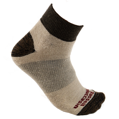 Russell Fashion Foot Women's Cotton Quarter Length Sock - Black, 3 pairs