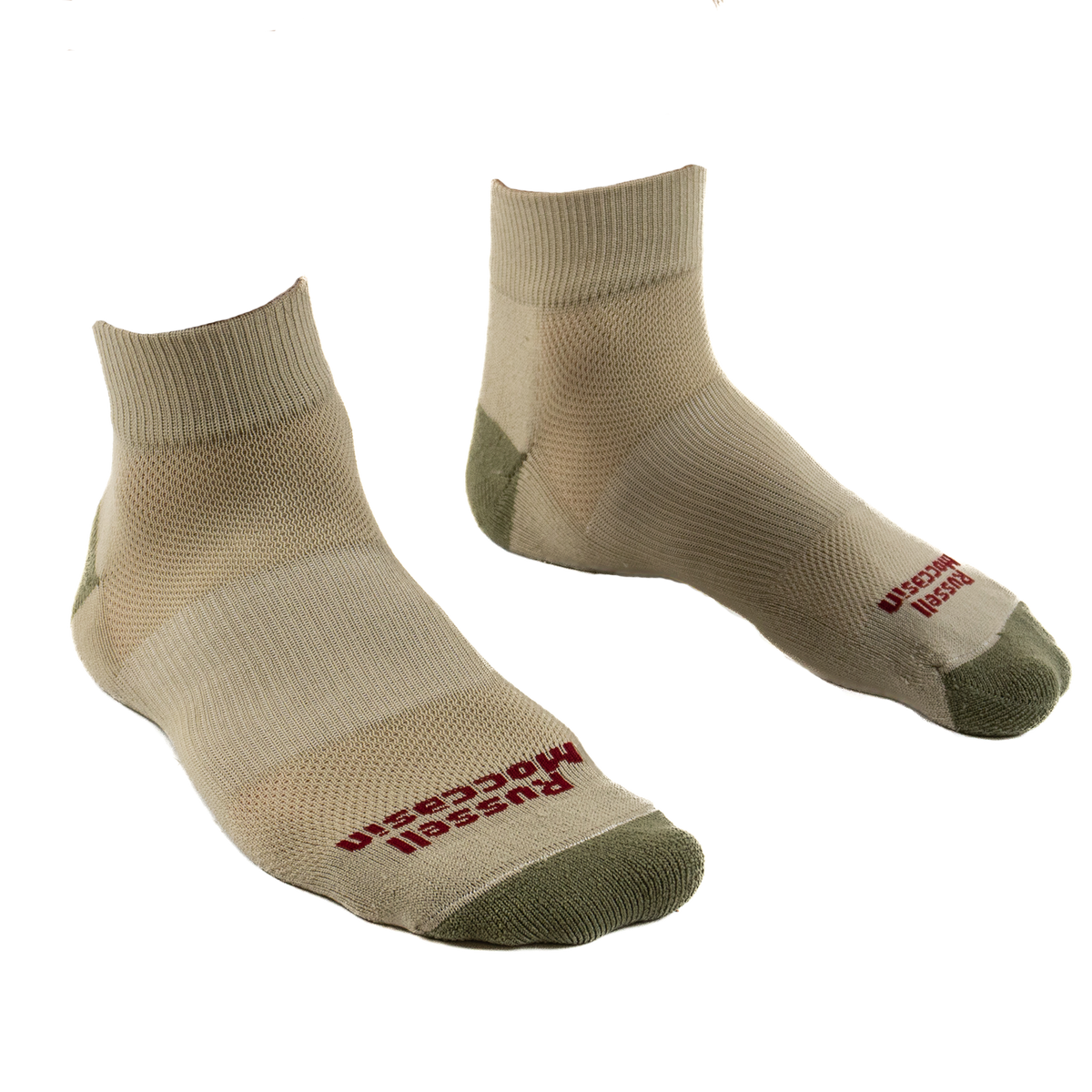 Russell Fashion Foot Women's Cotton Quarter Length Sock - Black, 3 pairs