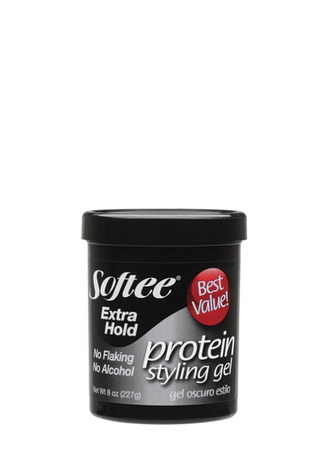 Softee Extra Hold Protein Styling Gel, 8 oz