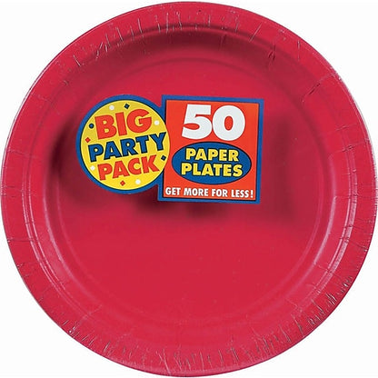 SENSATIONS Premium Paper Lunch Plates - Modern Monochrome, 20 count