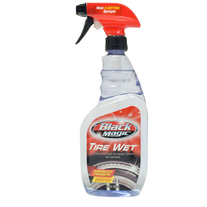 Black Magic Tire Wet Shine Spray, 23 oz