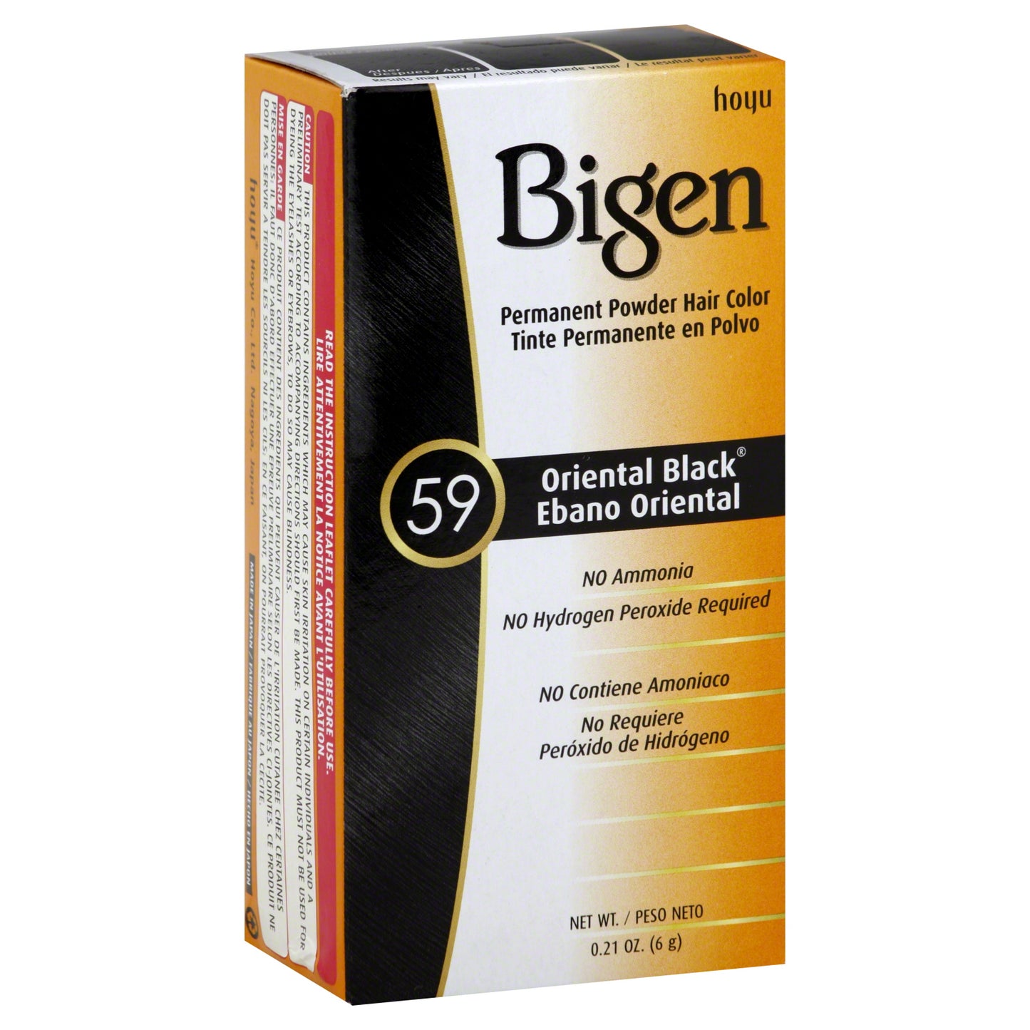 Bigen Permanent Powder Hair Color - 59 Oriental Black