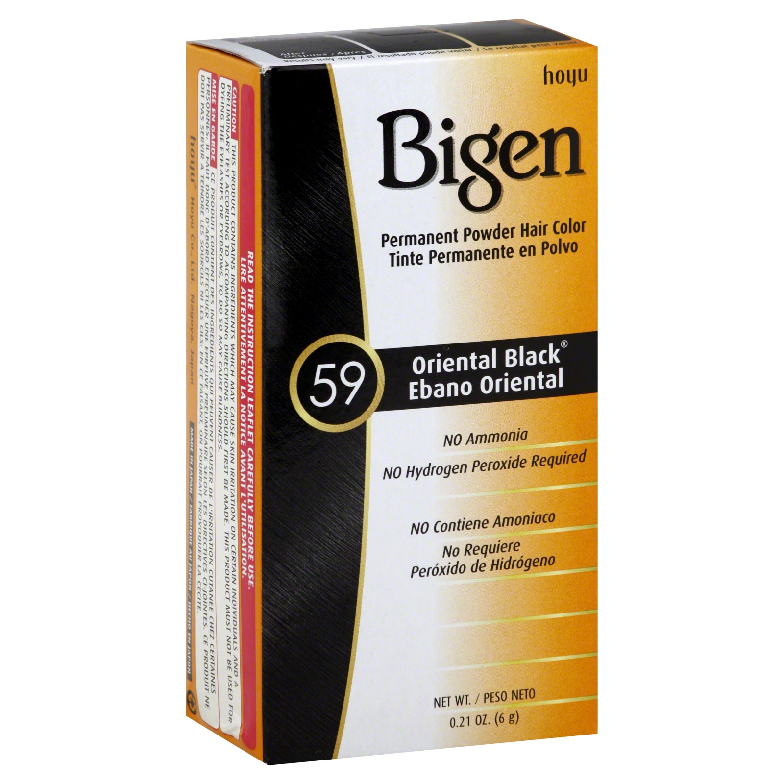 Bigen Powder Hair Color #59 Oriental Black 0.21oz