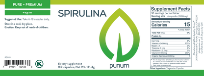SPIRULINA POWDER 180 GRAM