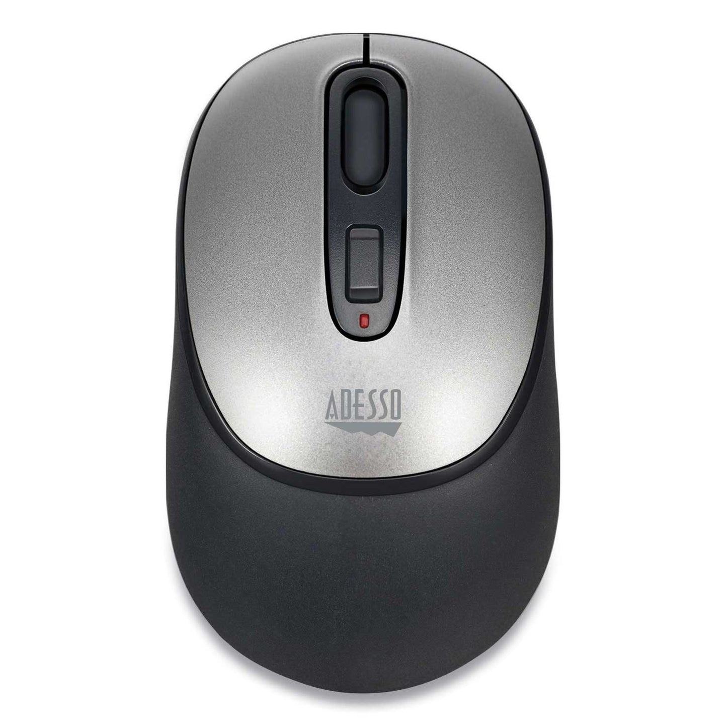 Adesso iMouse A10 Antimicrobial Wireless Mouse - Black and Silver