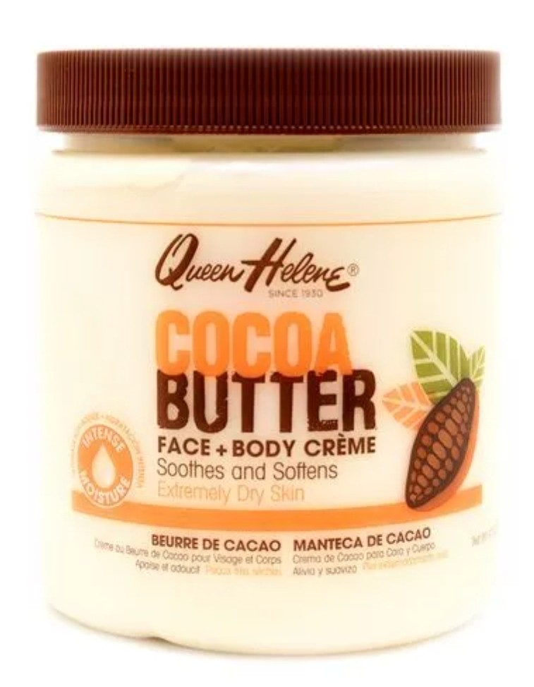 Queen Helene Face & Body Creme Cocoa Butter 15oz Jar