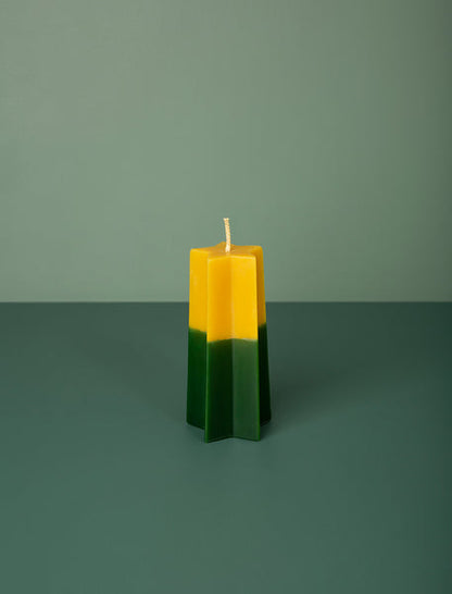 Star Candle, 8in - Solid White