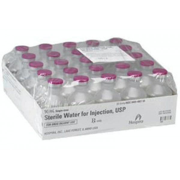 WATER SD 25X10ML PLST FTV STR INJ