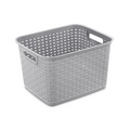 STER TALL WEAVE BASKET CEMENT