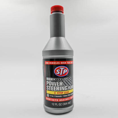 STP Power Steering & Stop Leak Fluid, 12 oz