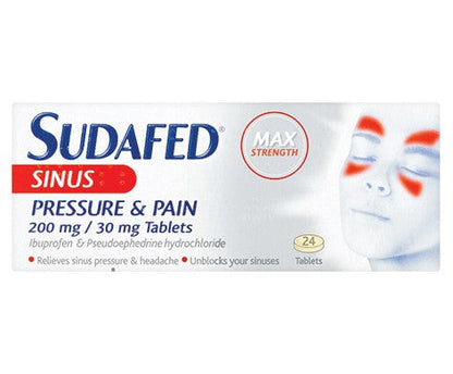 SUDAFED SIN TB 120-220MG 16 12H