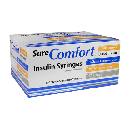 SURE COMFT SY 31GX1/4N 3/10ML 100