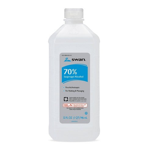 ALCOHOL ISOPROPYL 70% 12X16OZ SWAN